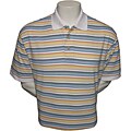 Enro Perfect Pique Striped Short-sleeve Polo Shirt