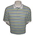 Enro Perfect Pique Striped Short-sleeve Polo Shirt