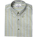 Enro Men's Non-iron Long-sleeve Striped Sport Shirt