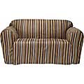 Boardwalk Stripe Microsuede Sofa Drop Skirt