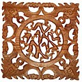 Camphor Wood 'Fortune & Prestige' Wall Art