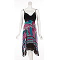 Sangria Women's Bright Geometric Print Dress