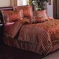 Amengo Burgundy King Comforter Set