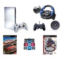 Playstation 2 Friend Bundle, PS2 Wheel and more(S)