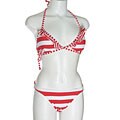 Salinas Frutilly Ruffled Halter Bikini