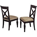 Tuscana Solid Wood Black Dining Chair (Set of 2)