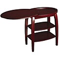 Cherry End Table with Swivel Extension