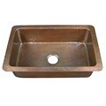 Solid Copper Hand-hammered Kitchen Sink