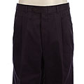 Palm Beach Men's Navy Blue Cotton Twill Trousers