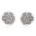 14k White Gold 1ct TDW Diamond Earrings (IJ,I1-I2)