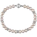 Sterling Silver Pink FW Pearl Bracelet (7-7.5 mm)