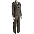 Jones New York 1-button Sharkskin Pantsuit