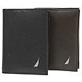 Nautica Men's Leather Gusseted Card Case Wallet