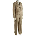 Nine West Women's Mini Windowpane Pantsuit