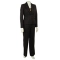 Nine West Women's 3-piece Multi-stripe Pant Suit 