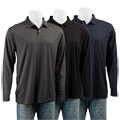 Oleg Cassini Men's Silk/ Cotton Jacquard Polo Shirt