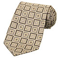 Bruno Piattelli Men's Silk Square Geo Tie