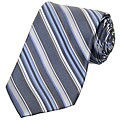Bruno Piattelli Men's Silk Diagonal Stripe Tie