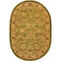 Hand-tufted Antique Old World Wool Rug (7'6 x 9'6 Oval)