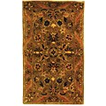 Hand-spun Light Gold Kasadan Wool Rug (2'3 x 4')