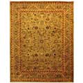 Hand-spun Antique Kasadan Wool Rug (9'6 x 13'6)