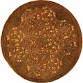 Handmade Royalty New Zealand Olive Wool Rug (8' Round)