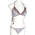 Salinas Beach Chic Peri with Charms Halter Bikini