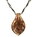 Venetiaurum Leaf with 4-strand Necklace
