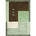 Aqua Green Fusion Rug (8' x 11')