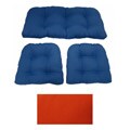 Outdoor UV-resistant Settee Cushions (Set of 3)