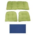 Outdoor UV-resistant Settee Cushions (Set of 3)