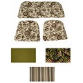 Outdoor UV Resistant Settee Cushions (Set of 3)