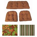Outdoor UV Resistant Settee Cushions (Set of 3)