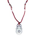 Hand Carved Jade Wheel of Fire Pendant (China)