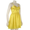 Lyndia Procanik Women's Yellow Shine Party Dress