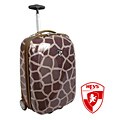 Heys XCase Exotic 20-inch Giraffe Print Carry-on Luggage