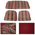 Outdoor UV Resistant Settee Cushions (Set of 3)