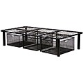 Black Wire Storage Folding Baskets (Set of 3)