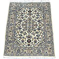 Persian Kashan Ivory/ Beige Rug (3'3 x 4'10)