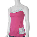 Mine Women's Dotted Spaghetti Strap Top