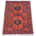 Afghan Khal Mohammadi Red Wool Rug (2'7 x 4')
