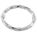 Sterling Silver Italian Bold Spiral Bangle