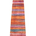 Indo Tibetan Multicolor Runner Rug (2'4 x 8')
