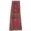 Persian Kashan Red/ Navy Wool Rug (2'6 x 9'6)