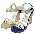 Michael Antonio Women's Patent Cork Wedges