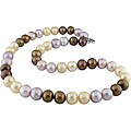 Multi-colored Freshwater Pearl Necklace (10 mm)