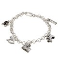 Sterling Silver Baby Charm Bracelet