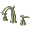 Milano Widespread Satin Nickel Faucet