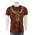 Christian Audigier Men's Chocolate Print T-shirt