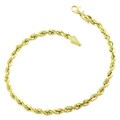 10k Yellow Gold 8.5-inch Rope Bracelet